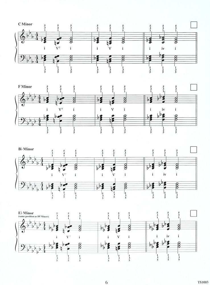 Cadence Chords - Technique Sheet No. 3