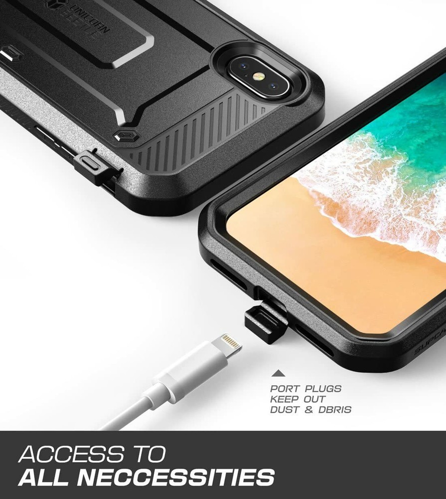 SUPCASE for iPhone XS iPhone X Rugged Screen Protector Case Shockproof Cover