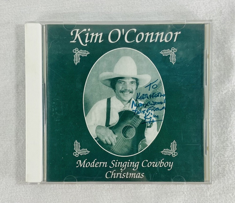 Kim O’Connor Modern Singing Cowboy Christmas SIGNED Autographed CD