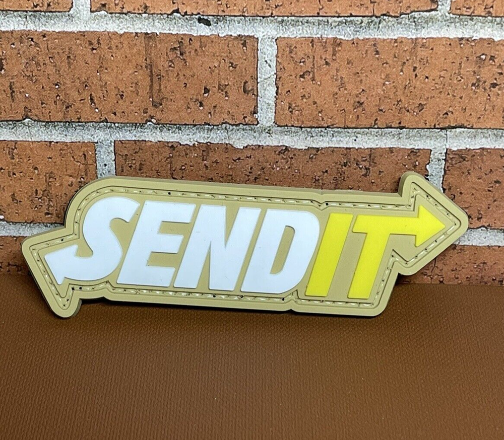 PVC Tactical Morale Patch - Send It Patch, Send It Gun Patch