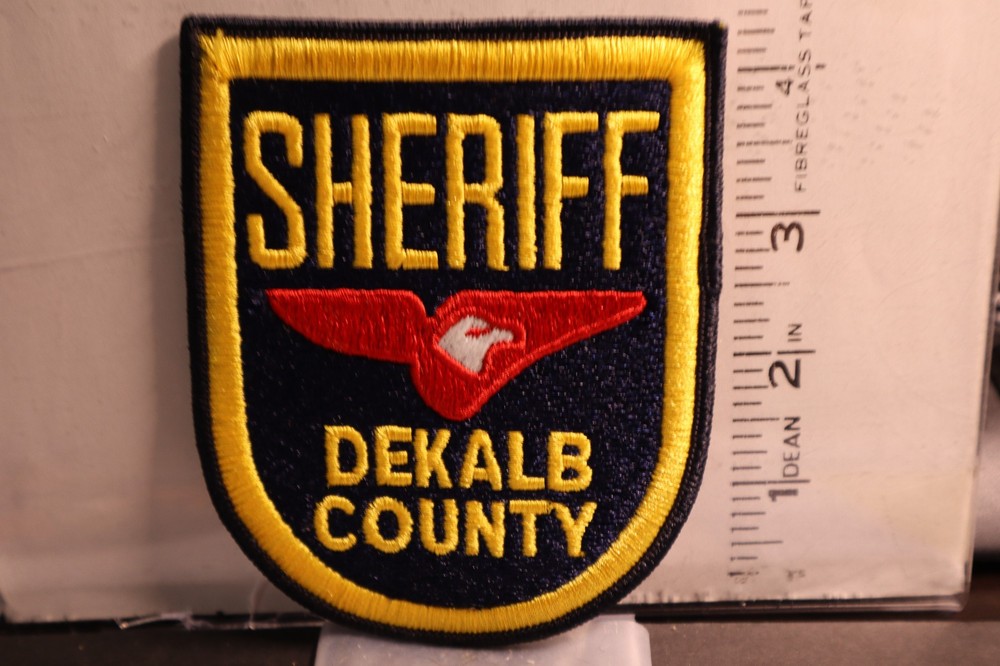 police patch   DEKALB COUNTY SHERIFF    GEORGIA