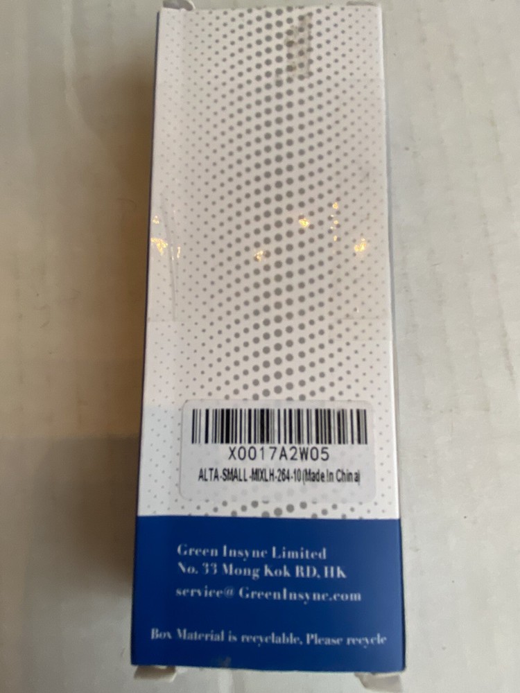 Greeninsync FitBit Alta Accessory Band Small Red Light Blue Polka Dot