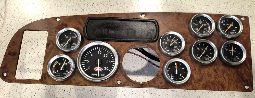 2002 Peterbilt 387 speedometer panel 17-05005M002