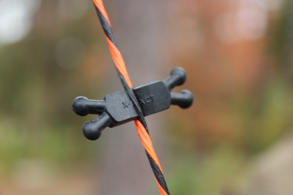 X Factor String Factor Archery Bow String Silencers Black 4 Pack Deer Hunting