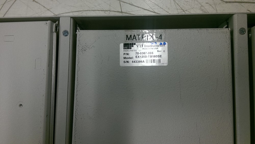 VTI Instruments EX1200-TB160SE 70-0367-005 Switch Matrix