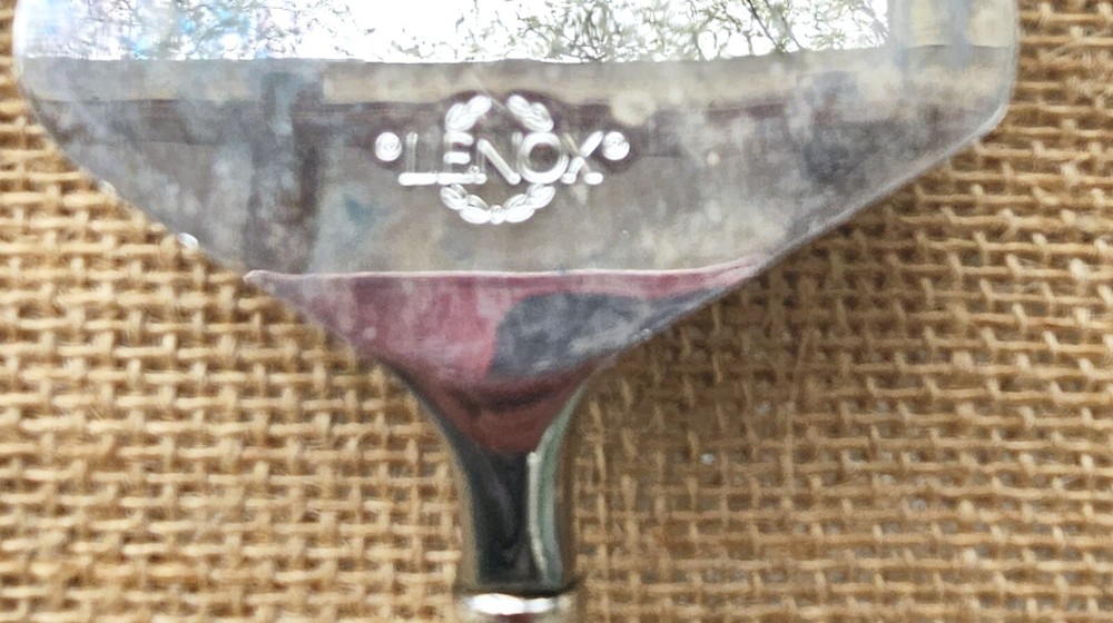 Lenox Wedding Cake Serving Set Promises Silver Plated Knife & Server