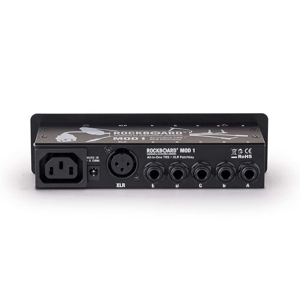 RockBoard MOD 1 V2 - TRS & XLR, IEC & Barrel Patchbay