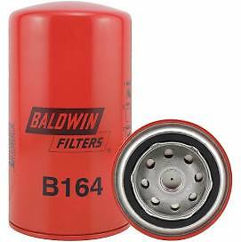 BALDWIN FILTERS B164 Oil Filter,Spin-On,By-Pass (3 PACK)