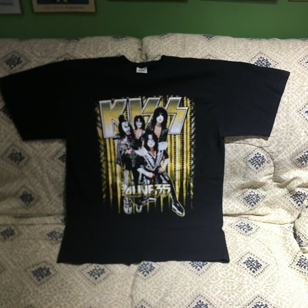 KISS "ALIVE 35  T-SHIRT MENS MEDIUM PAUL STANLEY GENE SIMMONS SHIPS FREE