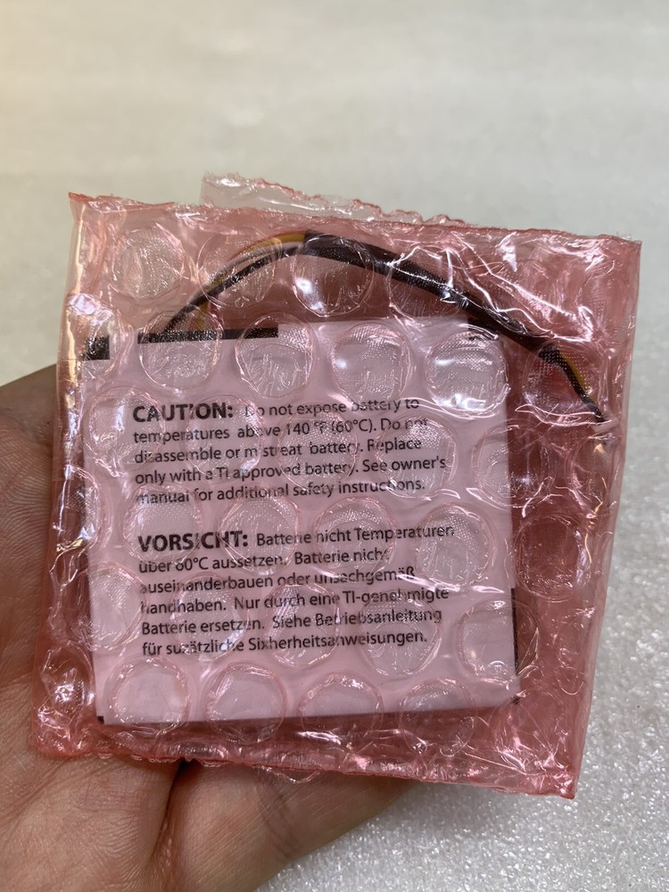 REPLACEMENT BATTERY FOR TEXAS INSTRUMENTS 3.7L1230SP 3.70V 1230 mAh