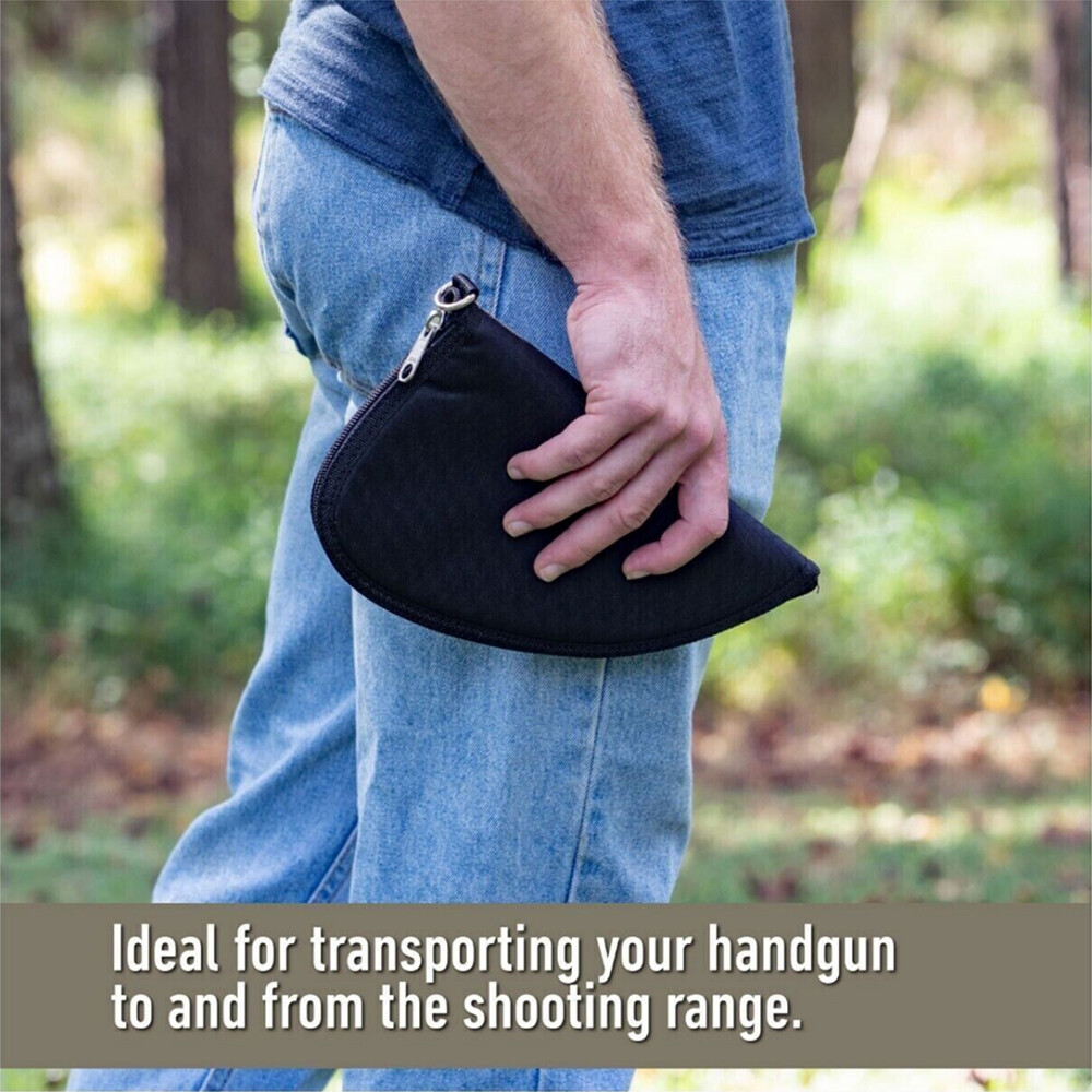 Universal Handgun Protector Case - Pistol Case with Padded Interior & Zippers