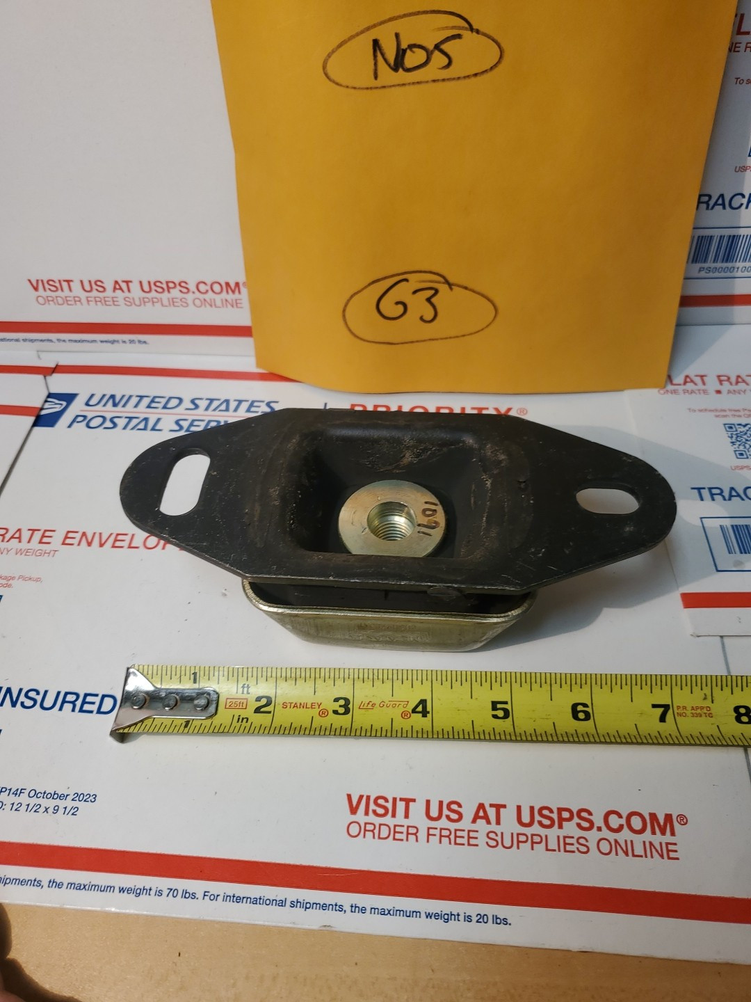 VOLVO PENTA TMD 22 ENGINE ISOLATER/ MOUNT #858161/846765 5321338-001 NEW, G2