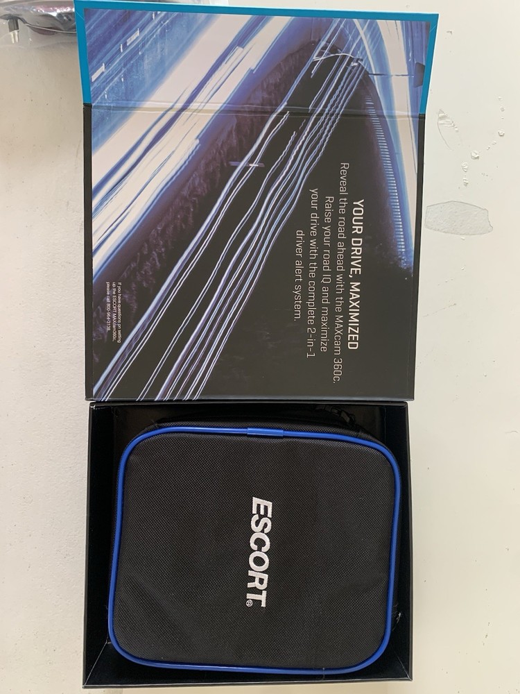 Escort MAXcam 360c Radar Detector and Dash Camera