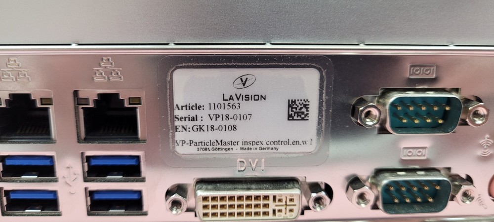 Lavision Particlemaster Inspex Controller 1101563 w/ Road Case (PW LOCKED)