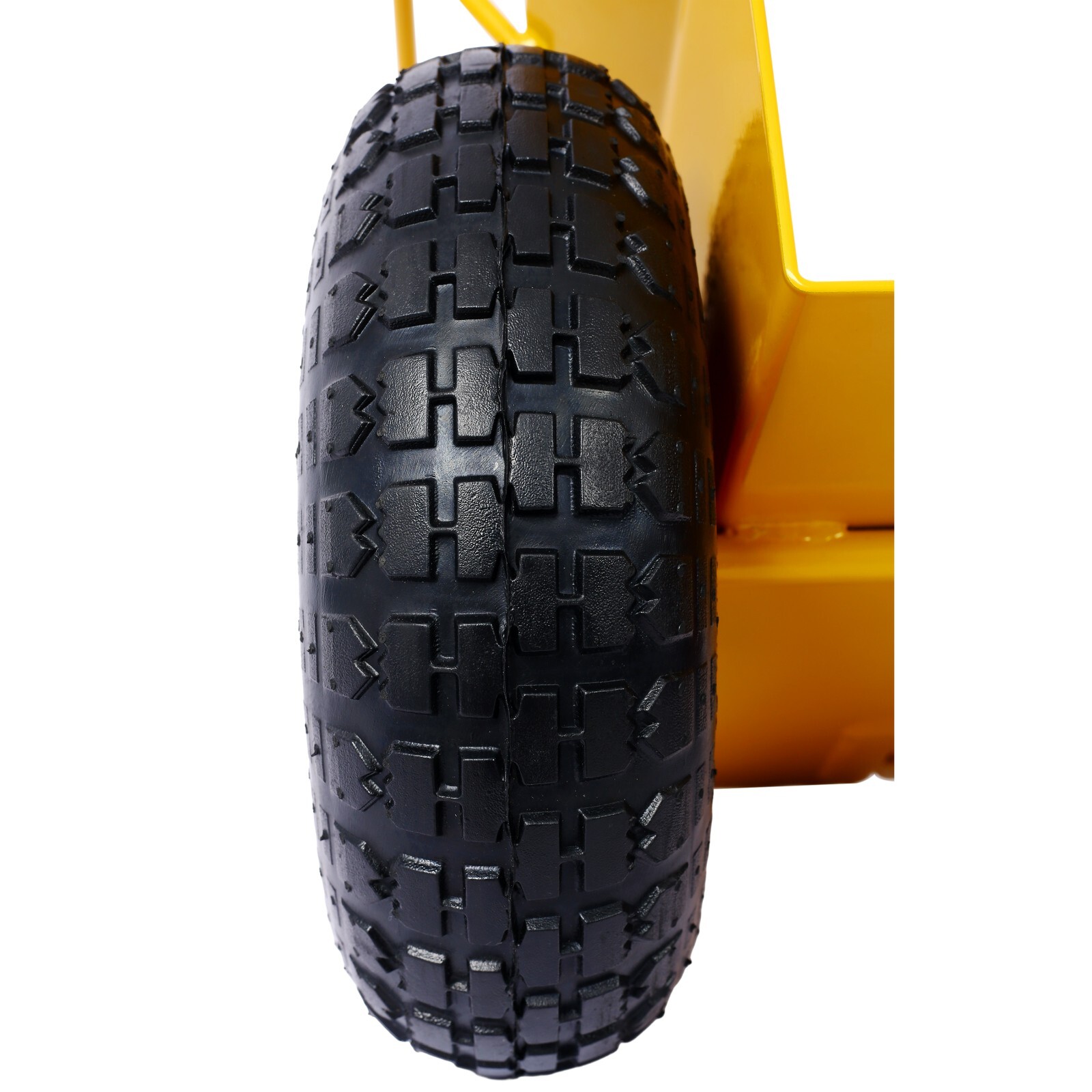 Heavy Duty Panel Dolly Slab Dolly Cart w/ Handle & 10" Peneumatic Tires Wheels