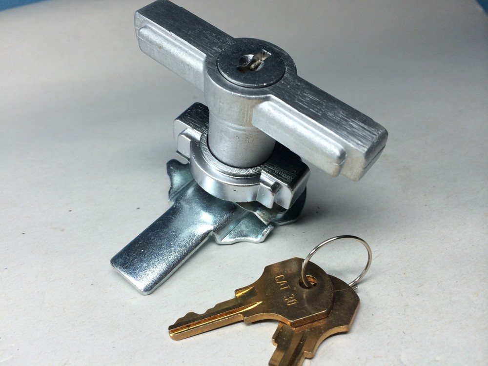 T-Handle for Display Case with 2 keys Locksmith