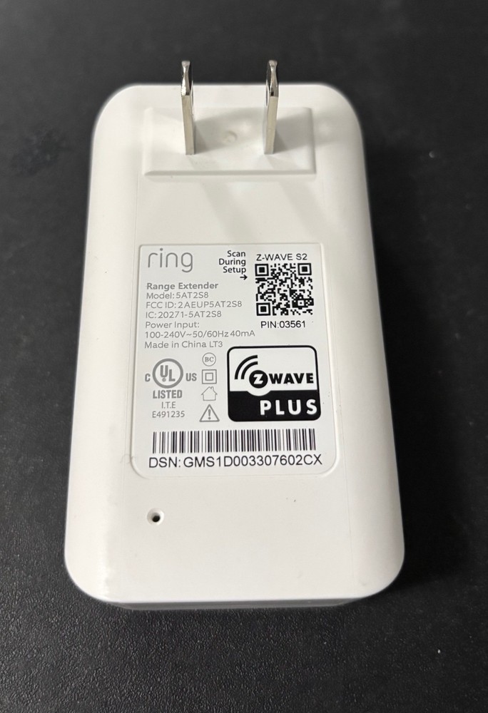 Ring Alarm Range Extender (2nd Gen) - White