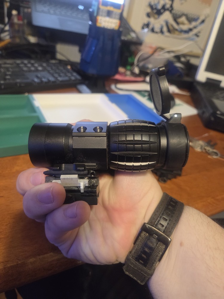 Optic Magnification System For Rifle