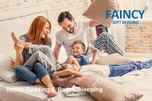 Faincy Full Comforter Set, Grey & Black Patchwork Stripe Pattern Print Reversibl