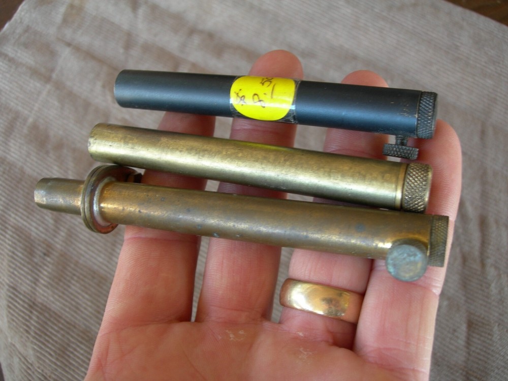 Muzzle Loader Reloading Brass Powder Measure Lot of 2