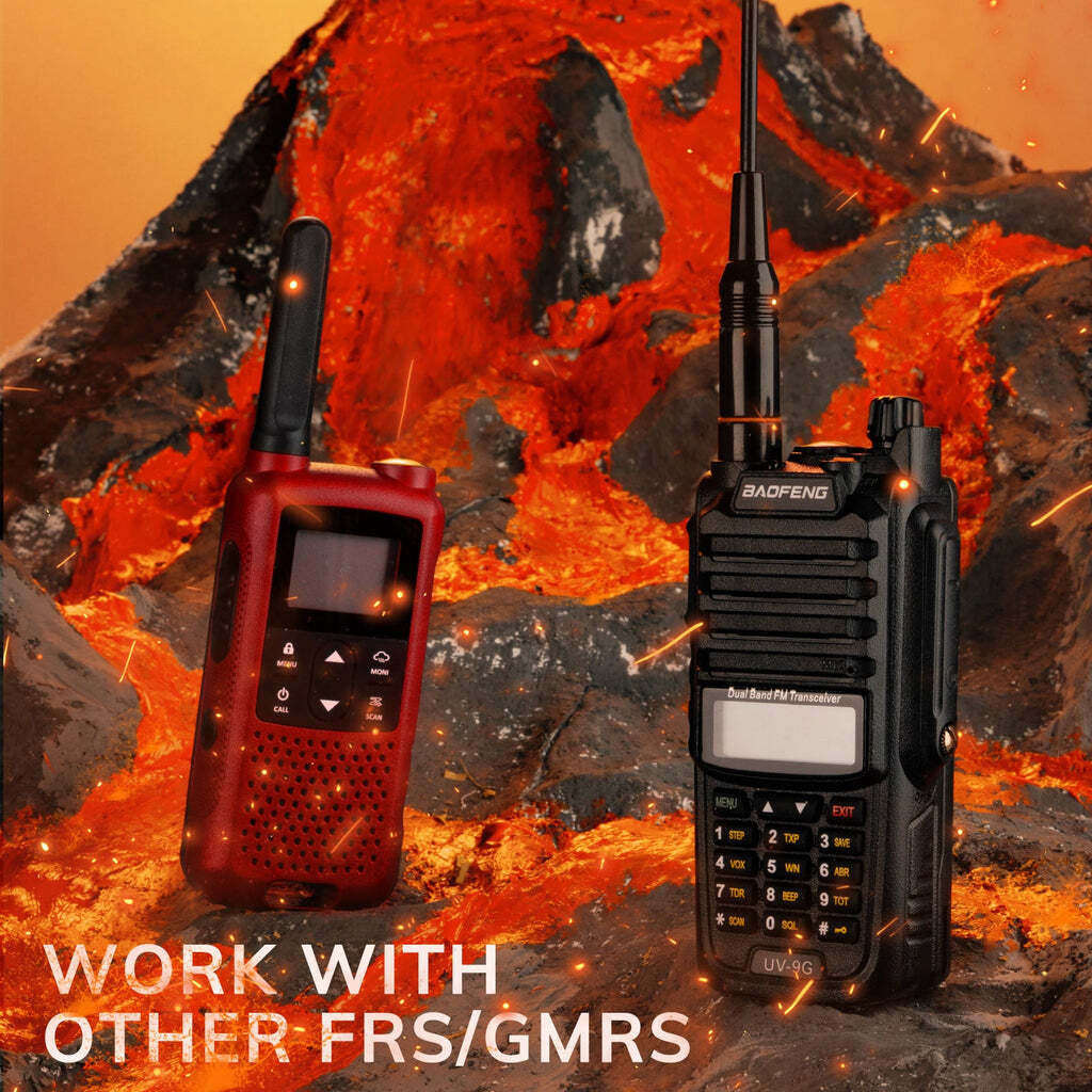 Baofeng UV-9G GMRS Radio [2 Packs] | 5W | IP67 Waterproof | Repeater Capable