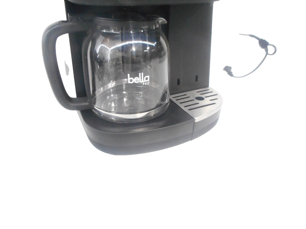 bella PRO MultiBrew 12-Cup Drip & Single-Serve Coffee Maker - Black