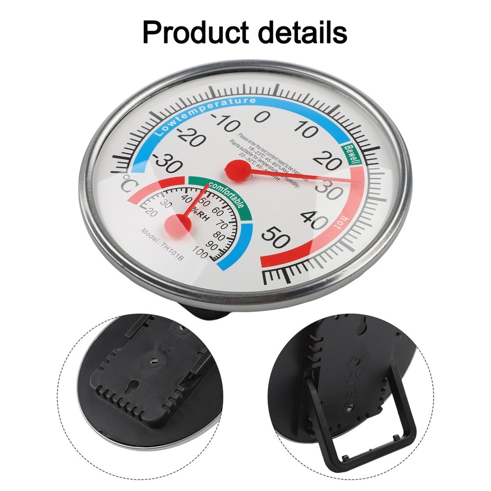 Optimize Room Climate with Analog Hygrometer Thermometer Easy to Read Display