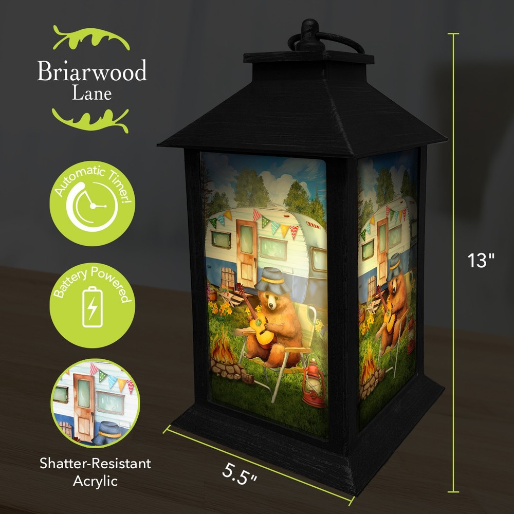 Briarwood Lane Camping Bear Lantern