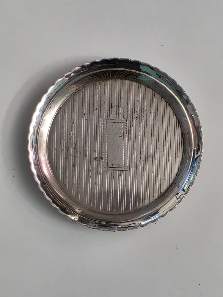 Silver Plated Trinket Tray 3in