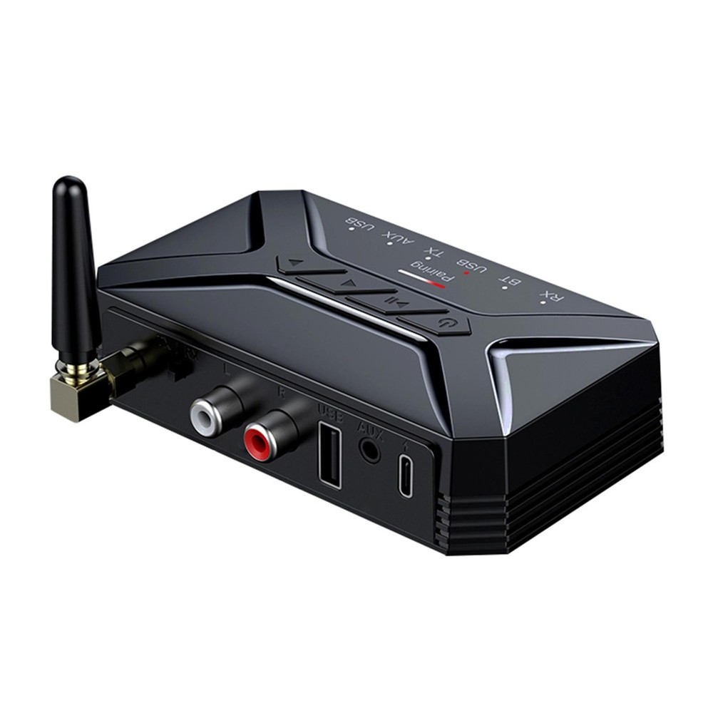 Bluetooth 5.0 + EDR A2DP/AVCDP Transmitter& Receiver Adapter With Charging Cable