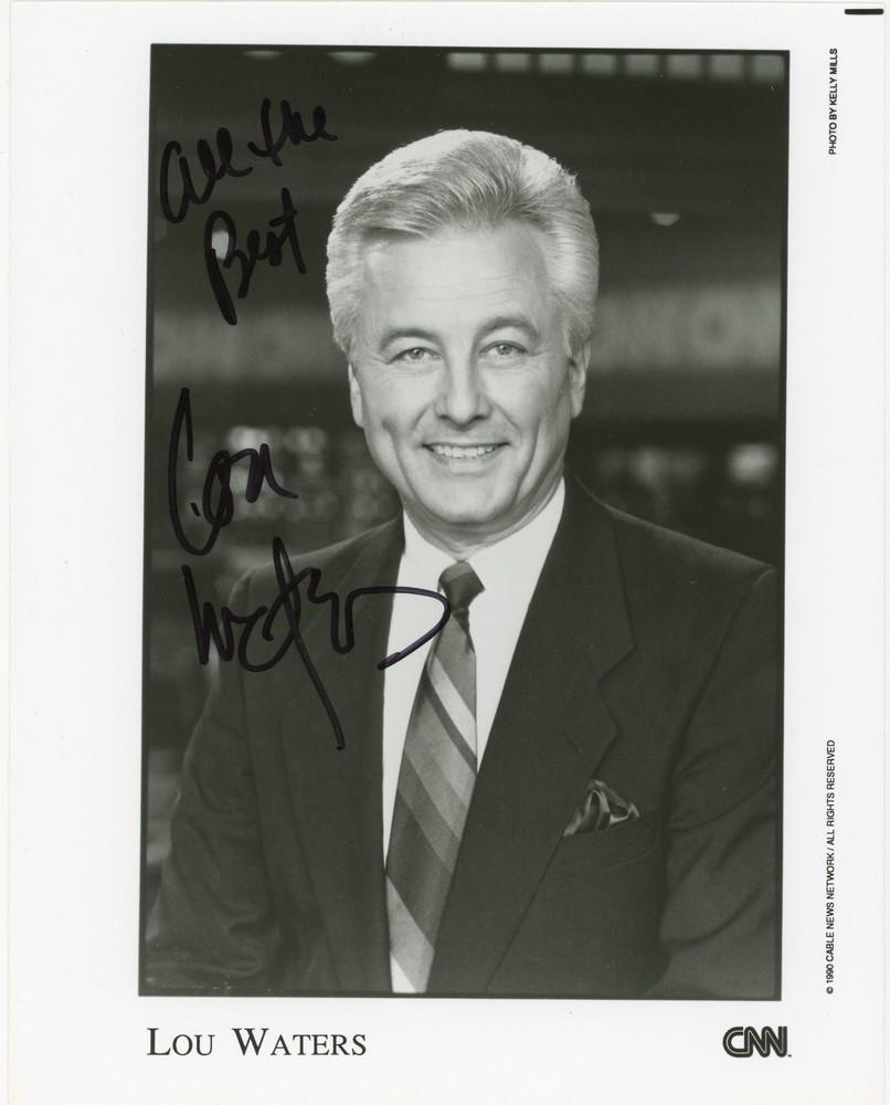 Lou Waters - Signed B&W Photograph