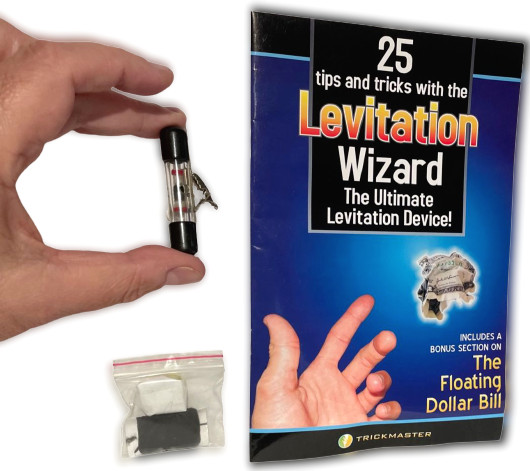 LEVITATION WIZARD DEVICE 25 Magic Tricks Kit ITR Invisible Floating Thread Bill