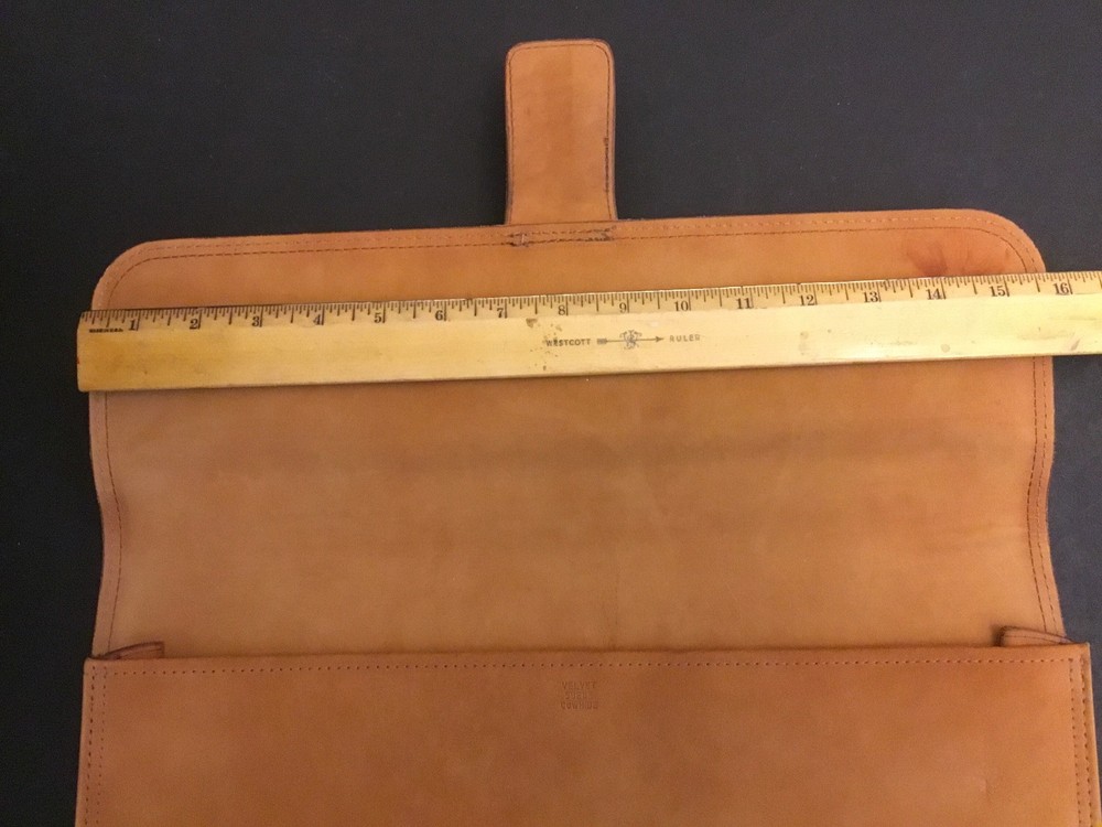 Custonmade Envelope Swede Cowhide Briefcase