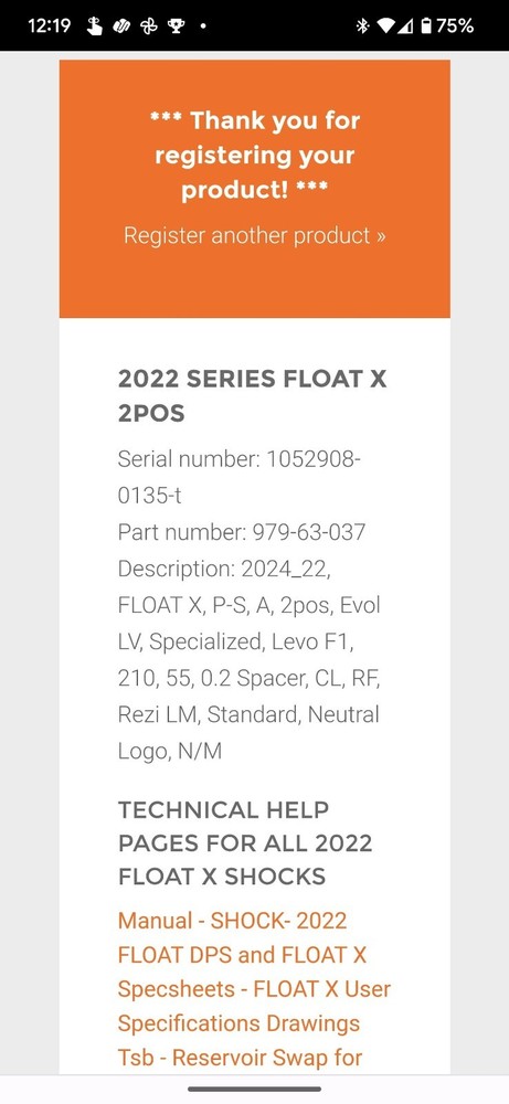 Fox Float X2 Performance 210X55