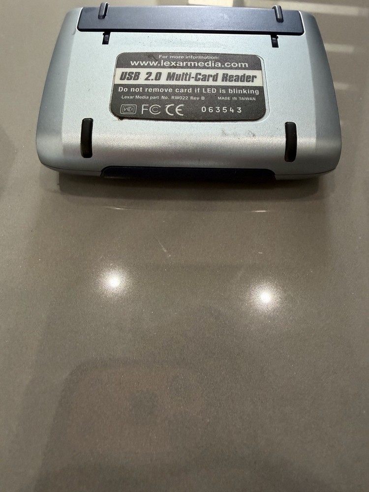 Lexar RW022 Silver USB 2.0 Multi-Card Reader