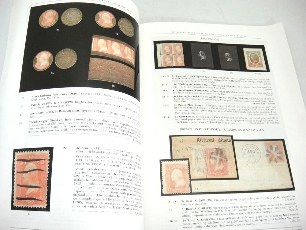 Siegel Stamp Auction Catalog 2003 Milton Mitchel Collection of 3¢ 1861-68 Issues