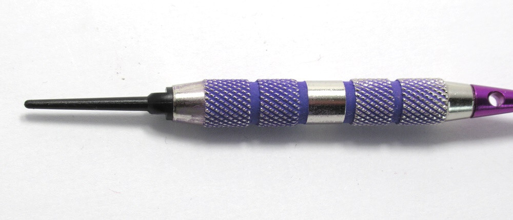PURPLE PIZZAZZ 16 Gram Soft Tip Darts + Case Extra Flights, Tips, Shafts
