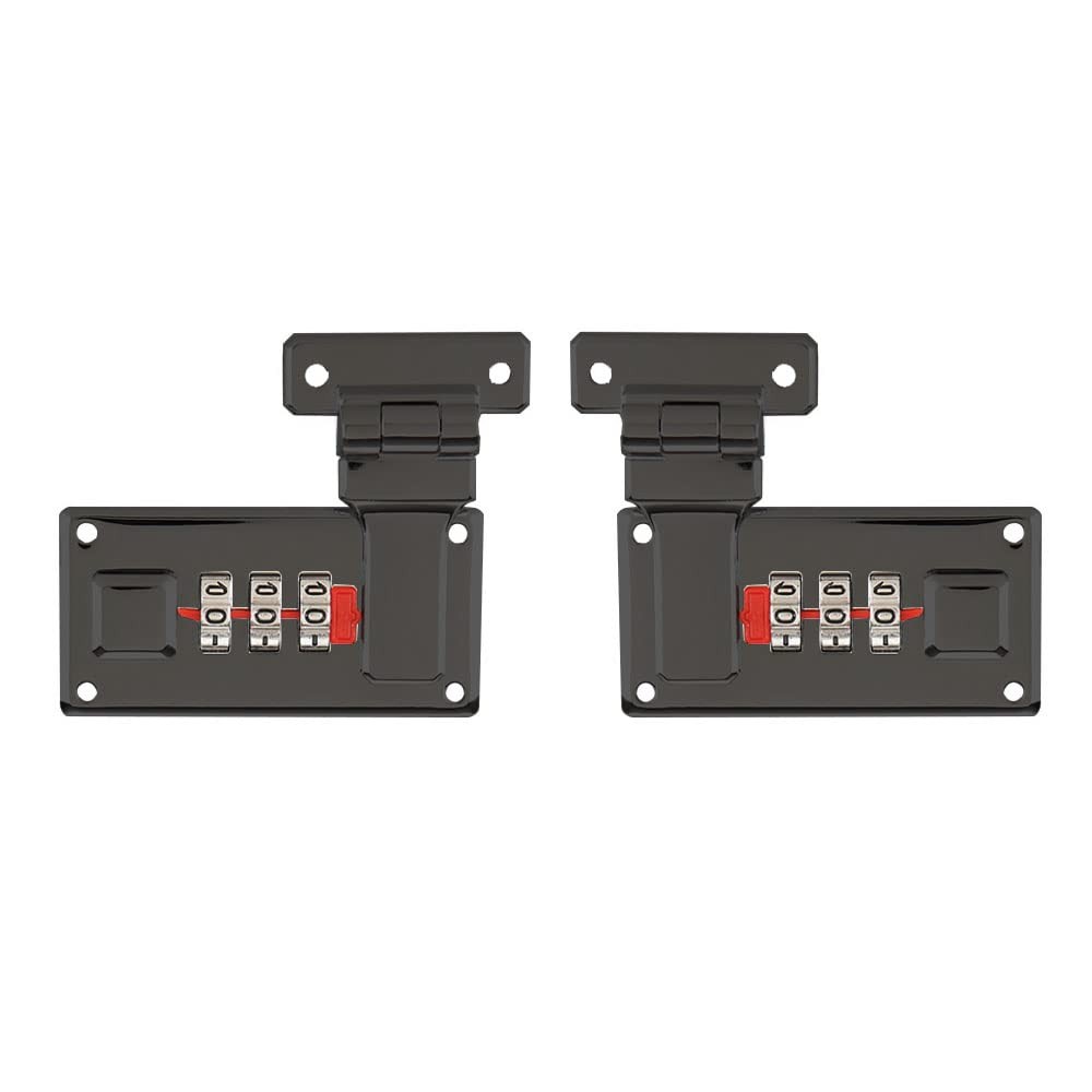 2pcs Tool Box Hasp, Luggage Combination Lock, Briefcases Replacement Accessor...