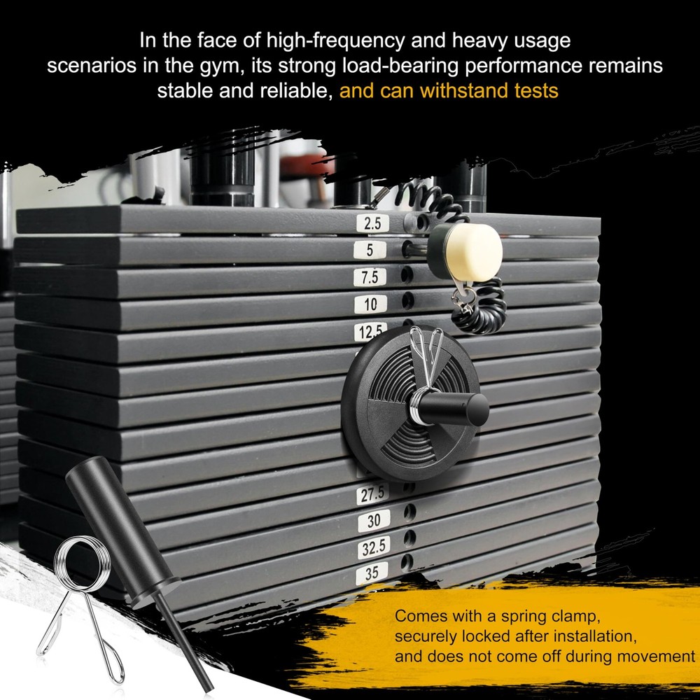 Weight Stack Pin, Gym Pins for Weight Stack Machine, Weight Stack Extender Pi...