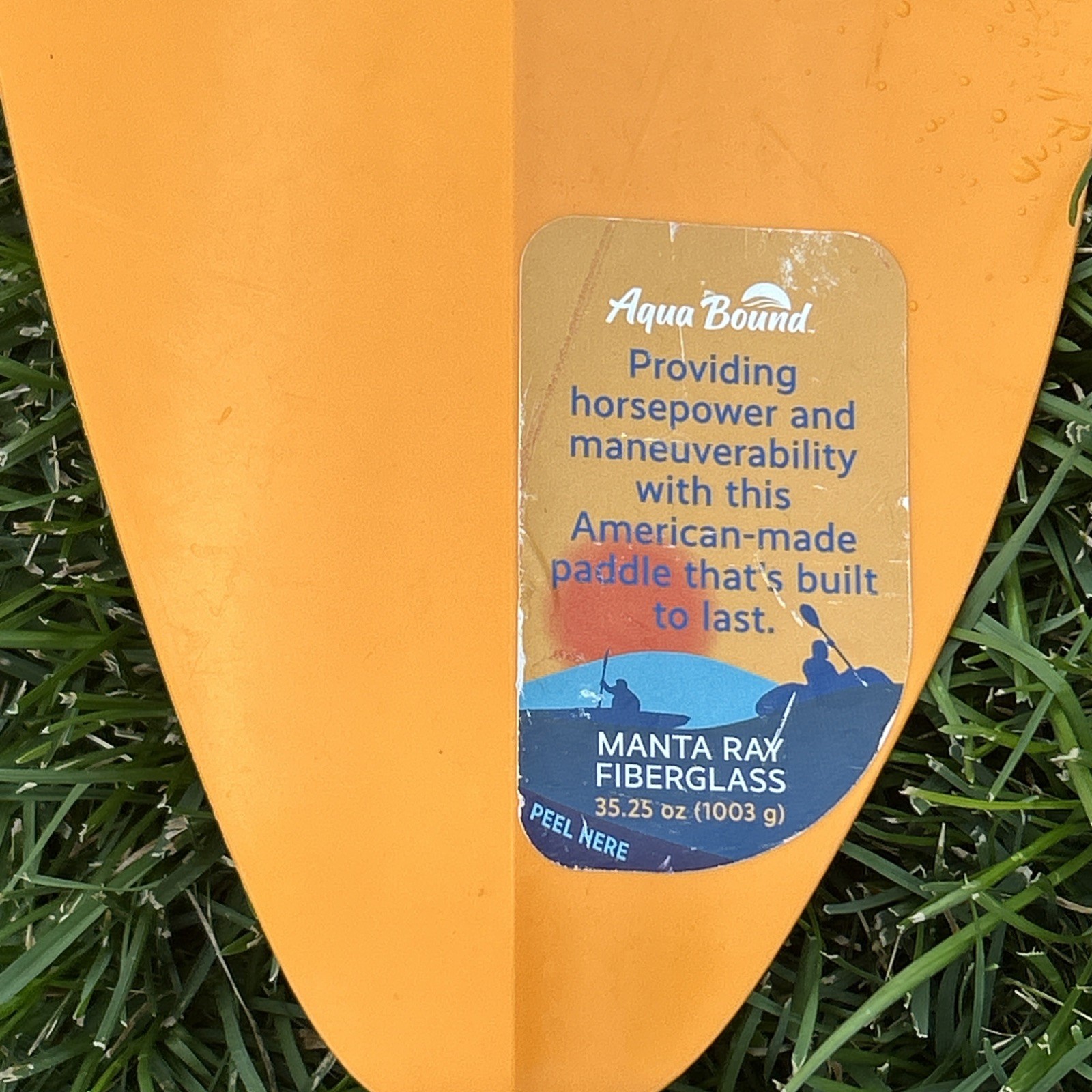 Aqua Bound P22 Manta Ray Fiberglass Kayak Paddles 2 pcs Snap Button 35.25 oz.