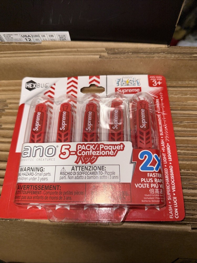 New Supreme Hexbug Nano Flash 5 Pack Red brand FW21