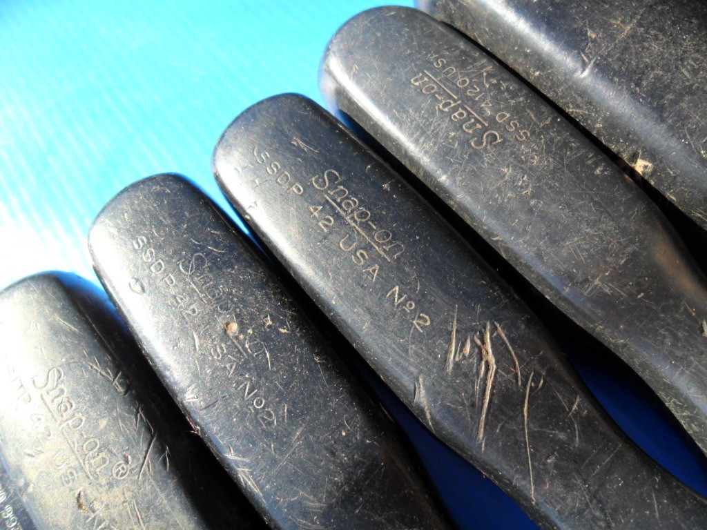 Snap On Tools Huge Screwdriver Lot 19 Pieces Hard Black Handle Plillips & Flat