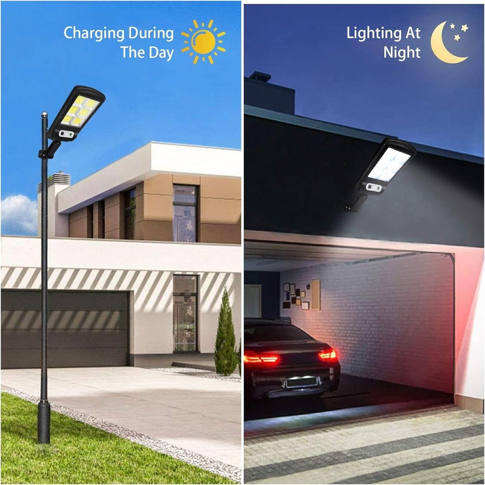 4pcs Solar Motion Lights] 4pcs Solar Motion Sensor Lights with Remote Control