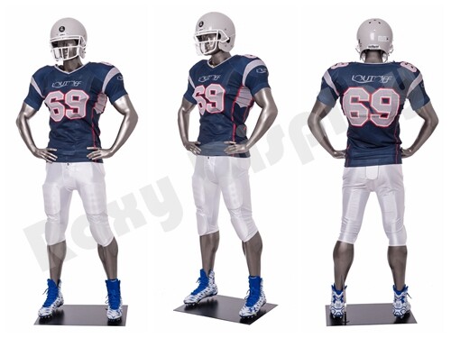 Male Mannequin Muscular Football Player Dress Form Display #MC-BRADY01