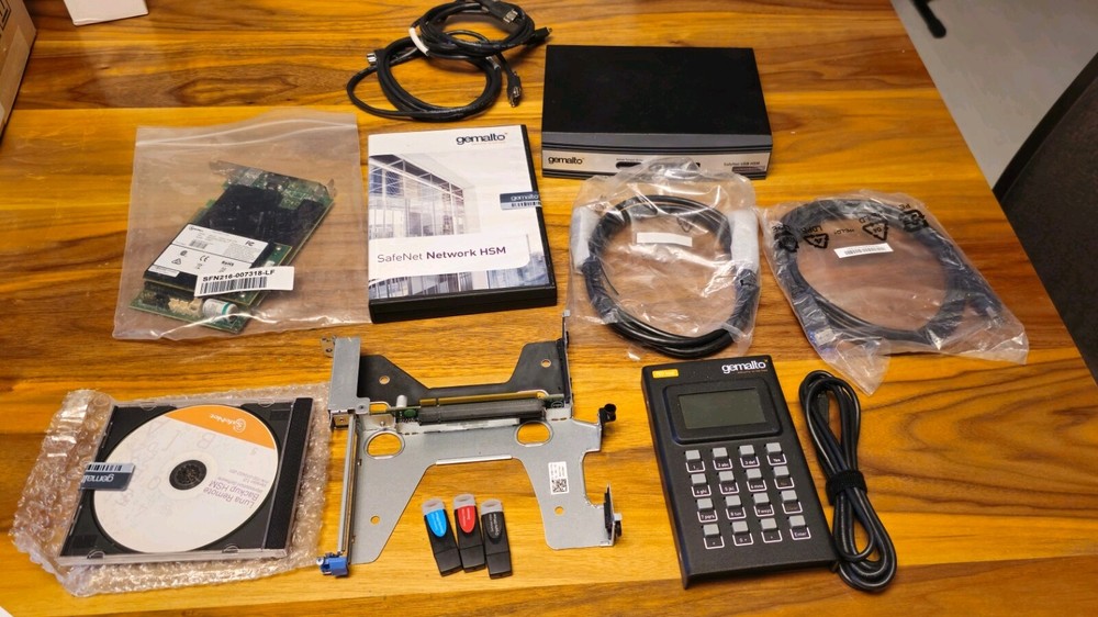 FULL STACK SafeNet PCIe HSM Encryption Setup (HSM Card, Keypad, USB Module etc.)