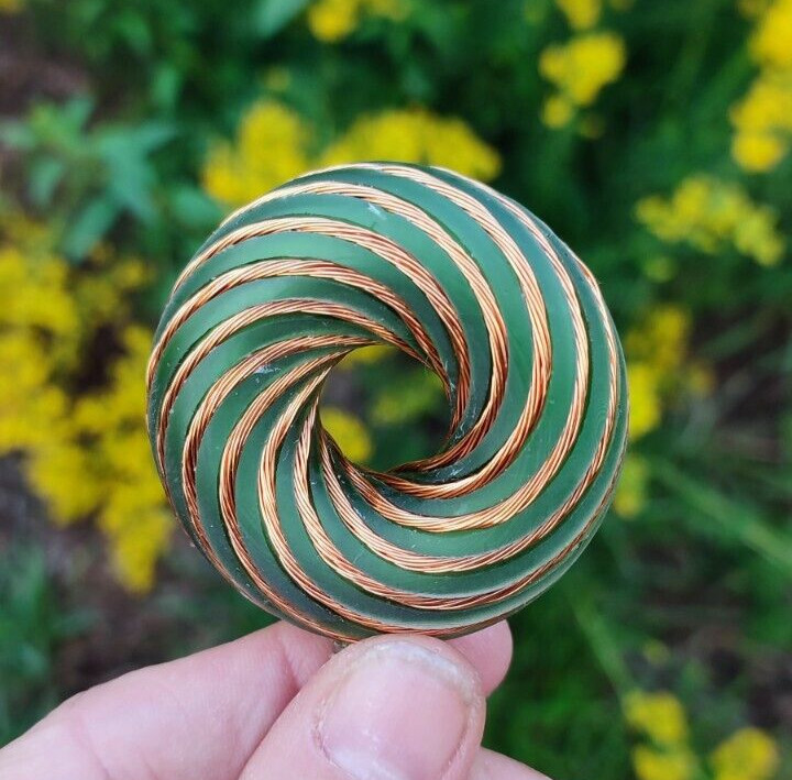 12 Turns Violet Spirals Toroidal Vortex Wave Generator Torsion Fields Generator