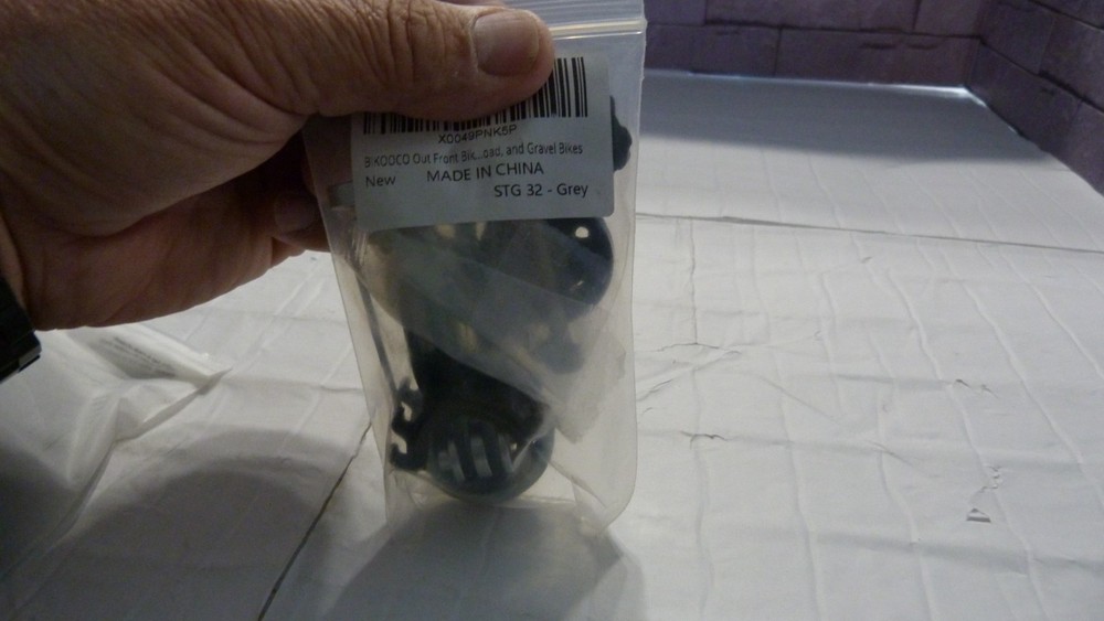 BIKOOCO Out Front Bike Computer Mount - Lightweight GPS and Action Camera Grey