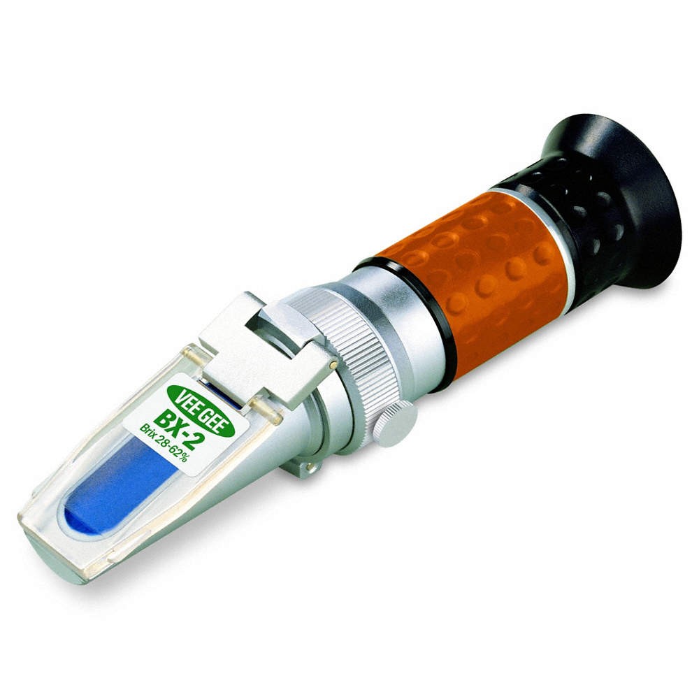 VEE GEE 43003 Refractometer,Brix,28 to 62 Perc 9GEF2