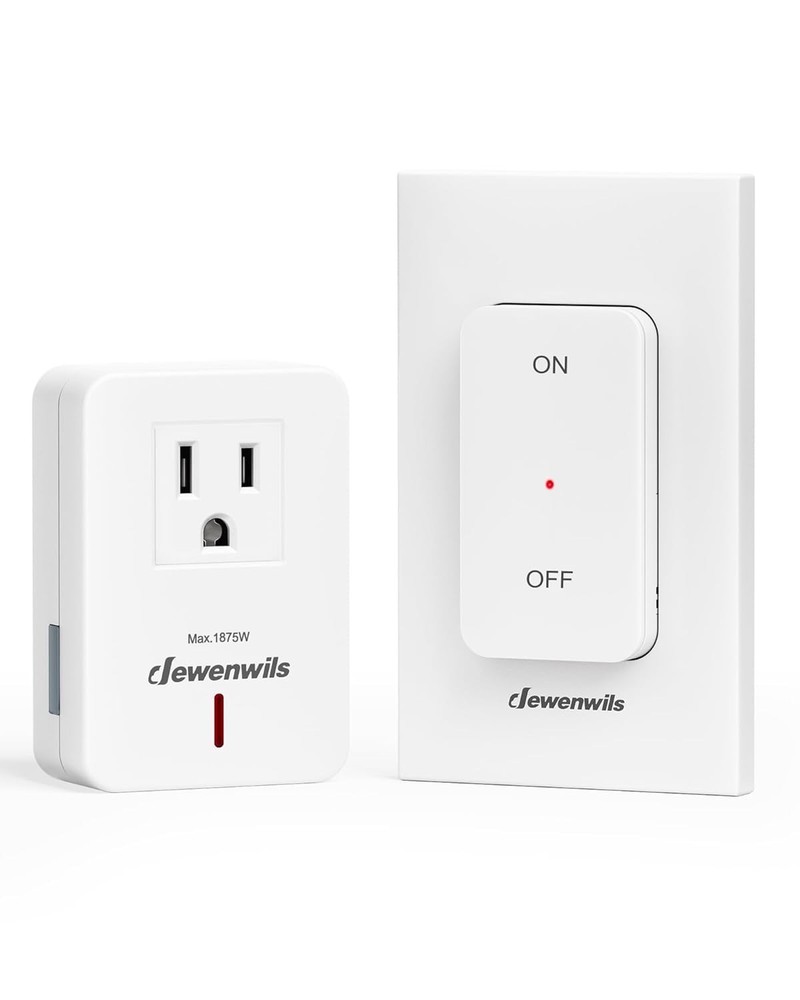 Compact Wireless Outlet with Magnetic Base - Effortless 15A Remote Control