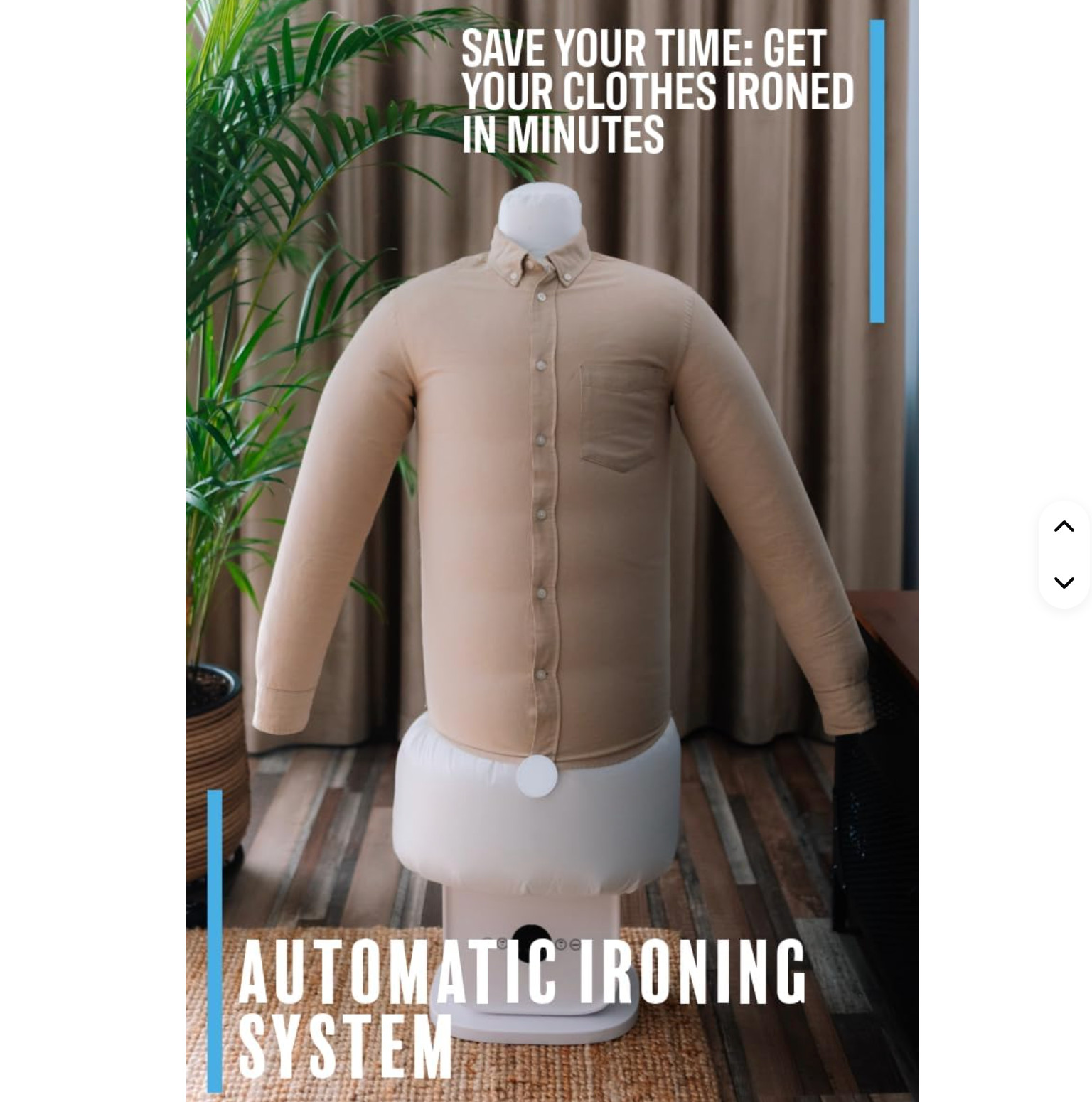 PRE-ORDER HUA Automatic Clothing Ironing Machine – Pants & Shirt Steamer Iron